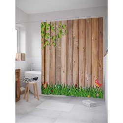 Шторка-занавеска для ванной JoyArty Домашняя природа - фото 17289685
