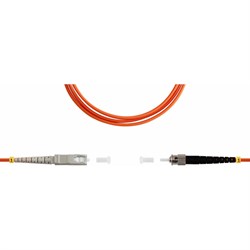 Симплексный оптический патч-корд TopLan PC-TOP-OM2-SC/P-ST/P-10 - фото 17290185