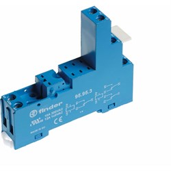 Розетка для реле 40.51, 40.52, 40.61, 44.52, 44.62 и модуля 99.80 FINDER 95953SPA - фото 17293795