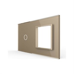 Панель для сенсорного выключателя и розетки LIVOLO BB-C7-C1/SR-13 - фото 17297631