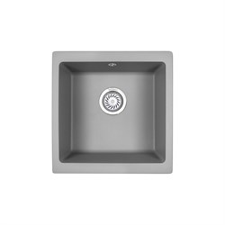 Кухонная мойка GRANULA GR-4451 алюминиум - фото 17297747