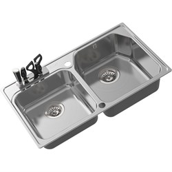Врезная кухонная мойка Oulin OL-H9910 - фото 17297773