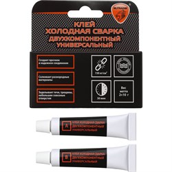 Универсальный двухкомпонентный клей-холодная сварка ELTRANS EL-1220.01 - фото 17299421