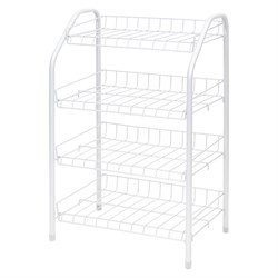 Этажерка Nika НИКА ЭТ2 ЭТ2/МБ матовый белый - фото 17302006