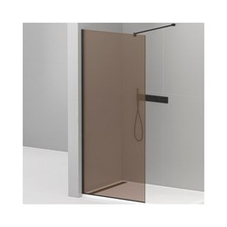 Душевая перегородка Cezares LIBERTA-L-1-100-120-BR-NERO - фото 17303518