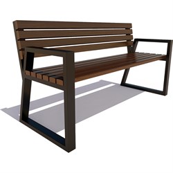 Уличная скамейка 7 скамеек Кёльн 77059 - фото 17304591