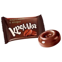 Карамель леденцовая КРЕМКА со вкусом кофе, 500 г, КНК596 - фото 17317201