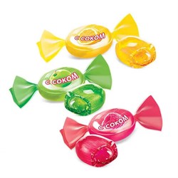Карамель леденцовая ЯШКИНО, ассорти вкусов с соком малины, яблока, лимона, РВК756 - фото 17318847