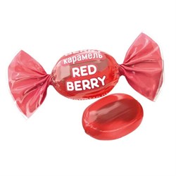 Карамель леденцовая RED BERRY с ягодным вкусом, 1 кг, РВК757 - фото 17318850