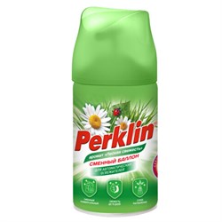 Сменный баллон 250 мл PERKLIN (ПЕРКЛИН) "Лесная свежесть", для автоматических освежителей, универсальный, 609799 - фото 17323883