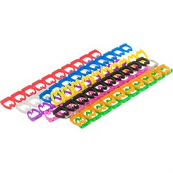 Набор маркировочных кабельных клипс для кабелей LANMASTER LAN-MCC-NUM-SET-C6 - фото 17324036