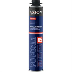 Профессиональная всесезонная полиуретановая монтажная пена AXIOM 65 - фото 17324461