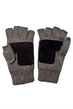 Перчатки-рукавицы утепленные ProfLineSpecialist (Полушерсть/спилок), серый - фото 17324749