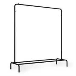 Вешалка для плечиков BOOMHOUSE (БУМХАУС) GR-001 (1500x1100x400 мм), металл, черная, 701434 - фото 17326293