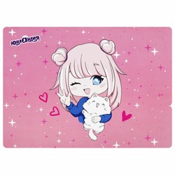 Настольное покрытие ЮНЛАНДИЯ, А4+, пластик, 33x23 см, "Anime pals", 272371 - фото 17334599