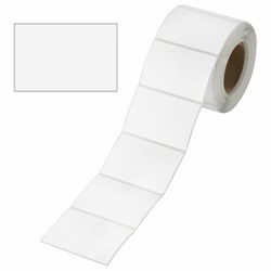 Термоэтикетки ЭКО, 58х40 мм, 700 этикеток в ролике, прозрачная подложка из пленки, 114504 - фото 17336075