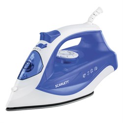 Утюг SCARLETT SC-SI30K23, 2200 Вт, керамическое покрытие, самоочистка, синий - фото 17338732