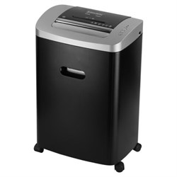 Уничтожитель (шредер) BRAUBERG JP822M, CD, 5 уровень секретности, 2х12 мм, 8 листов, корзина 22 литра, 532591 - фото 17338832