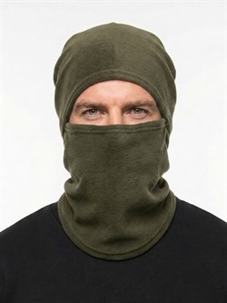 Подшлемник закрытое лицо ProfLineBase (Флис,220), хаки - фото 17339169