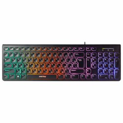 Клавиатура проводная с подсветкой SMARTBUY ONE 250, USB, 104 клавиши, черная, SBK-250U-K - фото 17342862