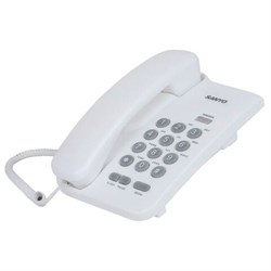Телефон проводной SANYO RA-S108W, тональный/импульсный режим, повтор, белый - фото 17347419