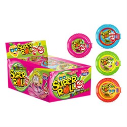 Жевательная резинка SUPER ROLL ассорти, 10 г, КАНДИ КЛАБ, GUM006-2 - фото 17347469