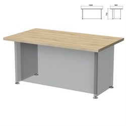 Столешница стола письменного "Приоритет" (1600х900х750 мм), кронберг, К-901, К-901 кронберг - фото 17356186