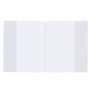 Обложка ПП для тетрадей и дневников, 35 мкм, 210х350 мм, прозрачная, ПИФАГОР, 225182