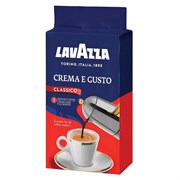 Кофе молотый LAVAZZA "Crema E Gusto" 250 г, ИТАЛИЯ, 3876