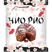 Батончики шоколадные ЧИО РИО с хрустящими шариками в карамели и глазури, 500 г, НК559