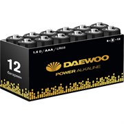 Алкалиновая батарейка Daewoo LR03 Power Alkaline Pack-12