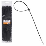 Хомуты (стяжки), нейлоновые, 3,6 мм х 300 мм, комплект 100 шт., черные, европодвес, 57-0301