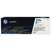 Картридж лазерный HP (CF381A) LaserJet M476dn/476dw/476nw, №312A, голубой, оригинальный, ресурс 2700 страниц