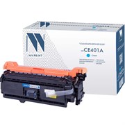 Картридж лазерный NV PRINT (NV-CE401A) для HP LaserJet Pro M570dn/M570dw, голубой, ресурс 6000 стр.