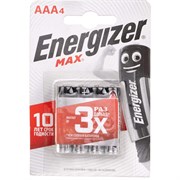 Батарейка Energizer Maximum LR03 AAA 1.5В бл/4 щелочная