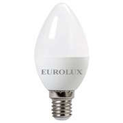 Светодиодная лампа Eurolux LL-E-C37-7W-230-4K-E14