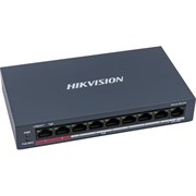 Восьмипортовый неуправляемый коммутатор Hikvision DS-3E0109P-E/MB