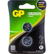 Литиевая дисковая батарейка GP Lithium CR2025