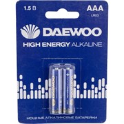 Алкалиновая батарейка Daewoo HIGH ENERGY Alkaline 2021