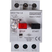Термомагнитный автомат защиты двигателя EMAS MKS1TM-1.6