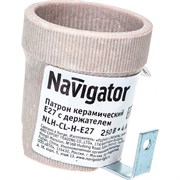 Керамический электрический патрон Navigator NLH-CL-H-E27