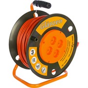 Силовой удлинитель на катушке GLANZEN EB-50-008