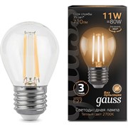 Лампа GAUSS LED Filament Шар