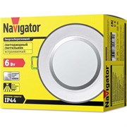 Точечный светильник Navigator 94 834 NDL-P1-6W-840-SL-LED