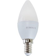 Светодиодная лампа Eurolux LL-E-C37-5W-230-2,7K-E14