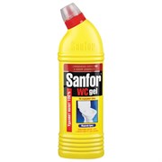 Чистящее средство для уборки туалета Sanfor WC gel Морской бриз