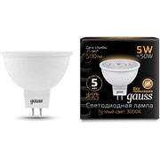 Лампа GAUSS LED MR16 GU5.3 5W 2700K