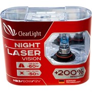 Комплект ламп ClearLight Night Laser Vision +200% Light