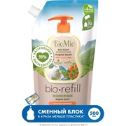 Жидкое мыло BioMio BIO-SOAP АБРИКОСА, Refill