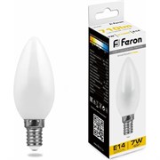 Светодиодная лампа FERON LB-66 7W 230V E14 2700K матовая